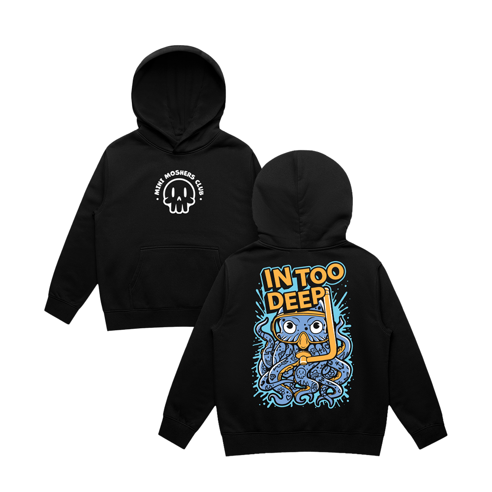 In Too Deep Hoodie - Front Logo & Back Print